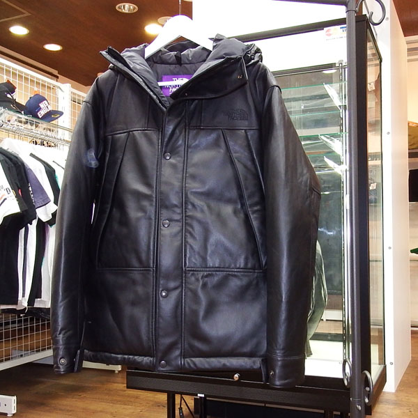 THE NORTH FACE PURPLE LABEL Mountain Down Leather Jacket